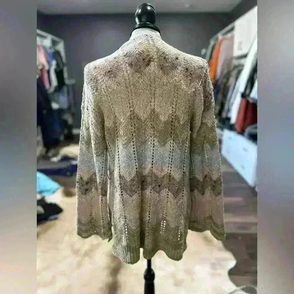 Meadow Rue By Anthropologie Sweater Cardigan Multicolor Boho Size Small - Picture 3 of 4